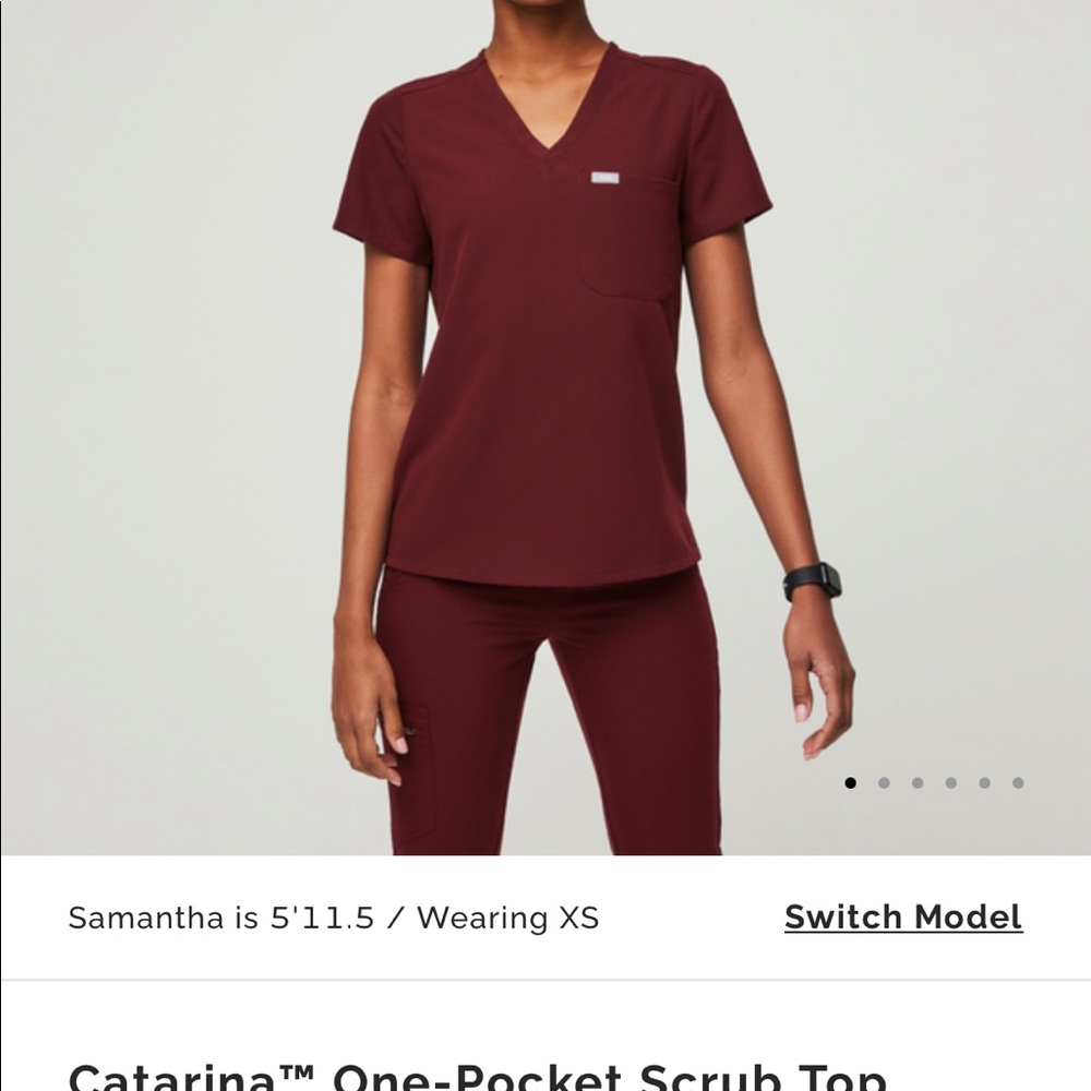 Figs Catarina scrub top